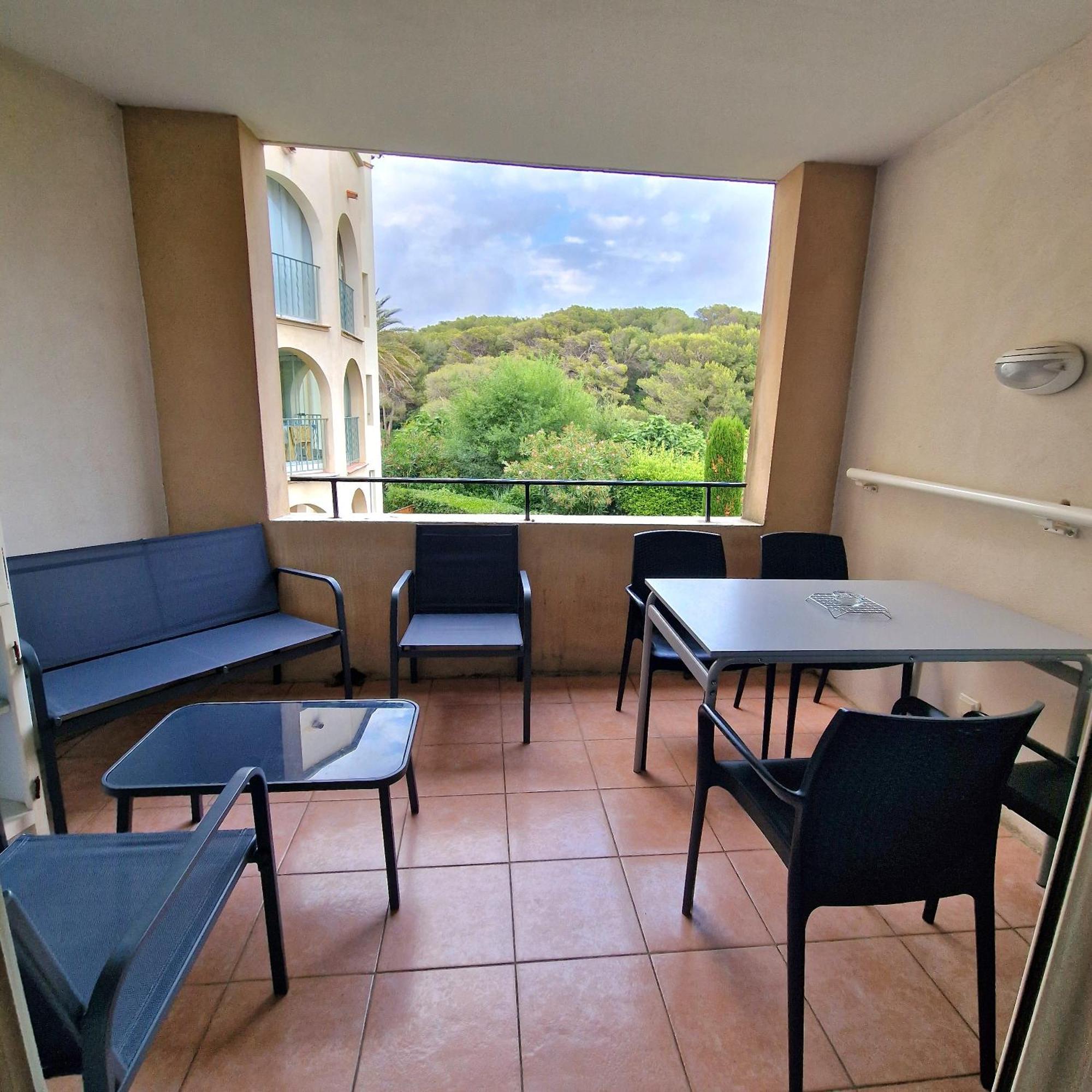 Appartement T2 - Bord De Mer - Piscine Six-Fours-les-Plages Luaran gambar